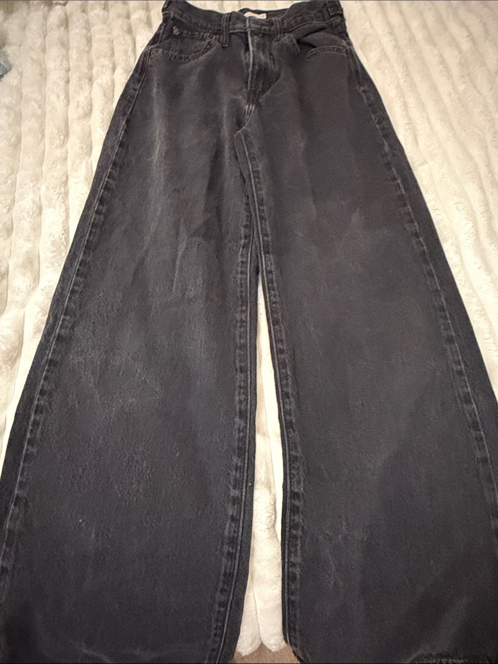 Levi's Dark Black Baggy Jeans